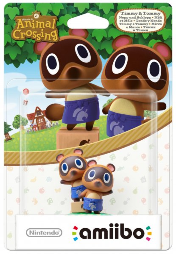 Figura Amiibo Tendo y Nendo (Serie Animal Crossing)