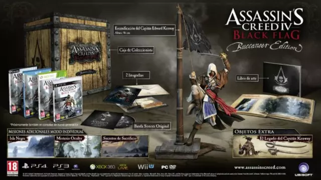 Comprar Assassins Creed IV: Black Flag Edición Buccaneer Xbox One Coleccionista