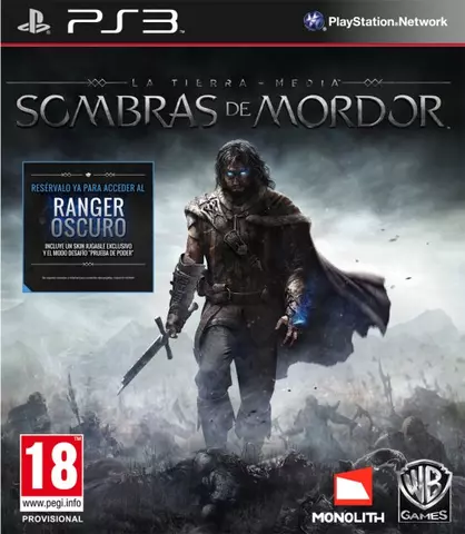 Comprar La Tierra-Media: Sombras de Mordor PS3
