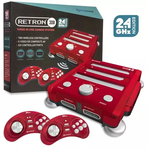Comprar Consola Retron 3 Rojo + 2 Mandos Wireless screen 1 - 01.jpg