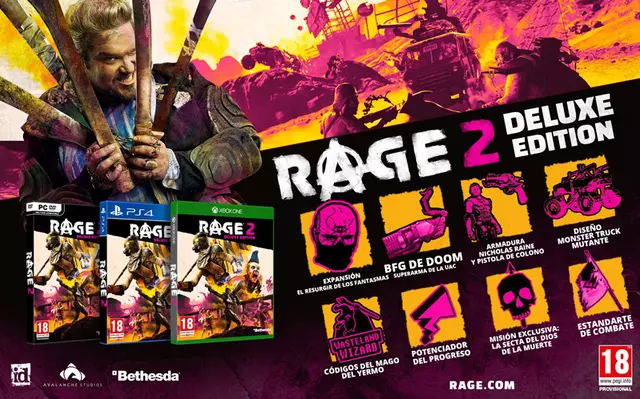 Comprar Rage 2 Edición Deluxe PS4 Deluxe