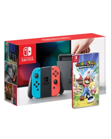 Comprar Nintendo Switch JoyCon Colores Pack Mario + Rabbids: Kingdom Battle Switch - Consolas