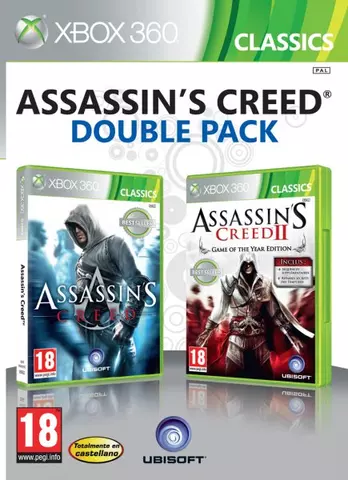 Comprar Ubisoft Double Pack: Assassins Creed + Assassins Creed 2 Xbox 360 - Videojuegos - Videojuegos