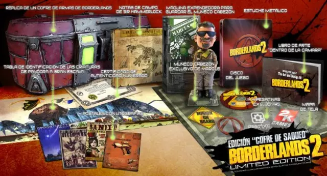 Comprar Borderlands 2 Cofre de Saqueo Edición Limitada Xbox 360 - Videojuegos - Videojuegos