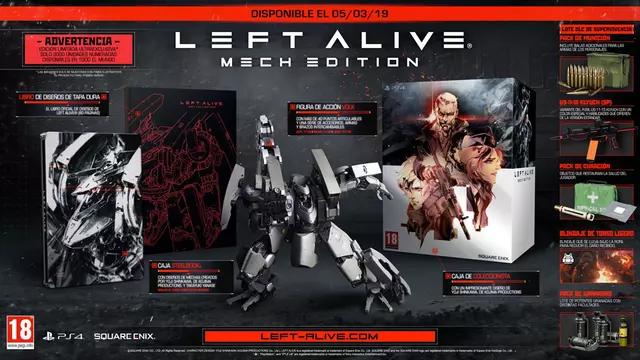 Comprar Left Alive Edición Mech Coleccionista PS4 Coleccionista
