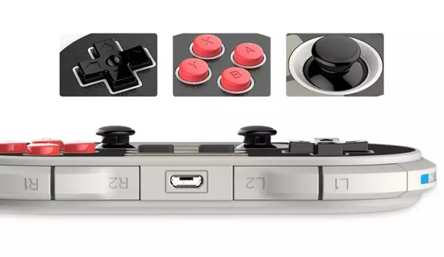 Comprar Mando Classic Nintendo Bluetooth NES30 Pro 8Bitdo  - 02.jpg