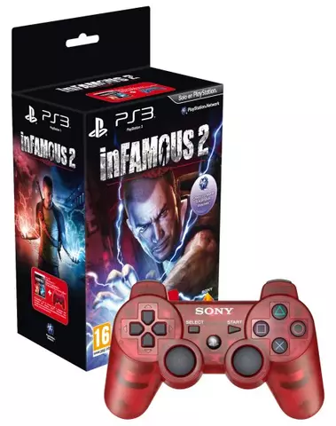 Comprar Infamous 2 + Dualshock 3 Crimson Red PS3 - Videojuegos - Videojuegos