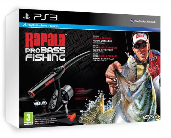 Comprar Rapala: Pro Bass Fishing + Caña De Pescador PS3 - Videojuegos - Videojuegos