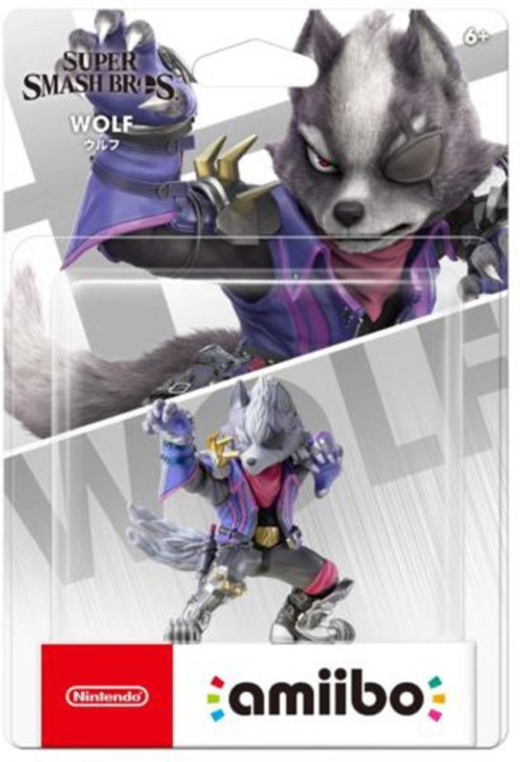Figura Amiibo Wolf (Coleccion SSB)