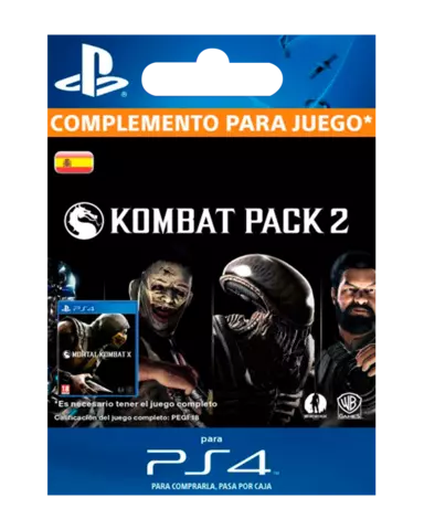 Comprar Mortal Kombat X Kombat Pack 2 PS4 PlayStation Network