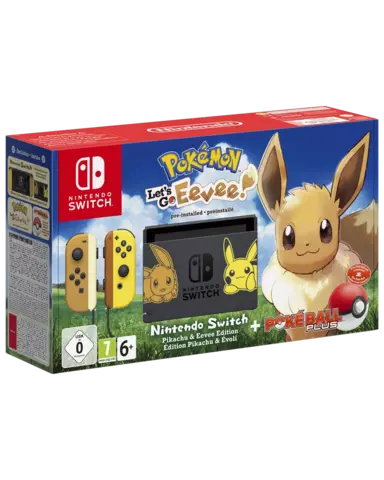 Comprar Nintendo Switch+ Pokémon Let's Go Eevee! + PokéBall Plus Switch