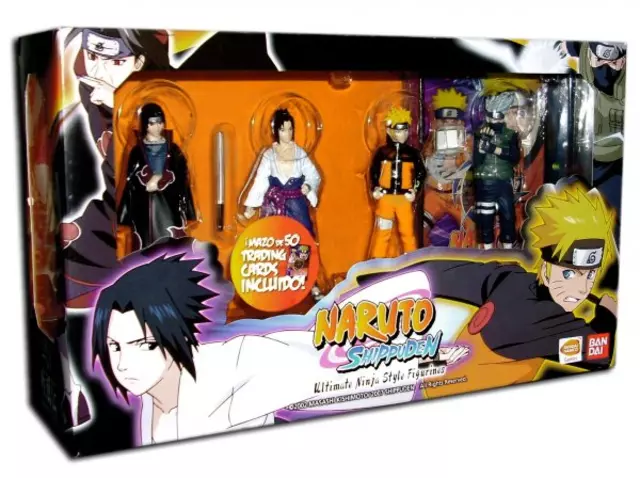 Comprar Pack Figuras Naruto Ultimate + Mazo Cartas Coleccionables 