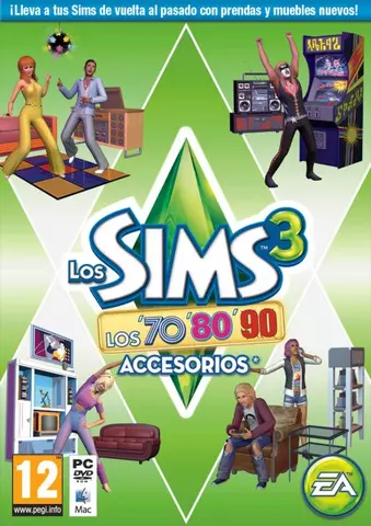Comprar Los Sims 3 Los 70 80 90 Accesorios PC - Videojuegos - Videojuegos