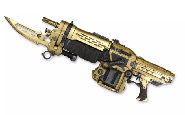Comprar Gears Of War 3 Pendulum Wars Lancer Gold Replica 