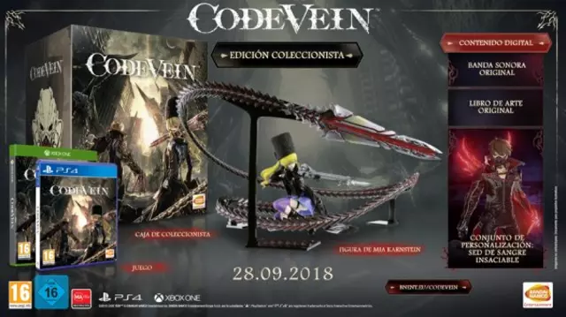 Comprar Code Vein Edición Coleccionista PS4 Coleccionista - Videojuegos