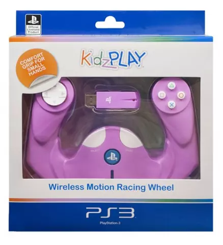 Comprar KidzPlay Mando Infantil Racing Wheel Wireless Rosa PS3