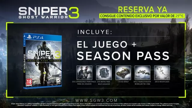 Comprar Sniper: Ghost Warrior 3 Edición Season Pass PS4 screen 1 - 00.jpg - 00.jpg