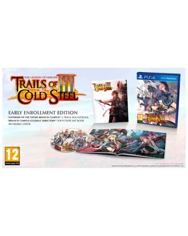 Comprar The Legend of Heroes: Trails of Cold Steel III Edición Early Enrollment PS4 Day One