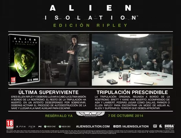 Comprar Alien: Isolation Edicion Ripley PS4 Limitada screen 1 - 00.jpg - 00.jpg
