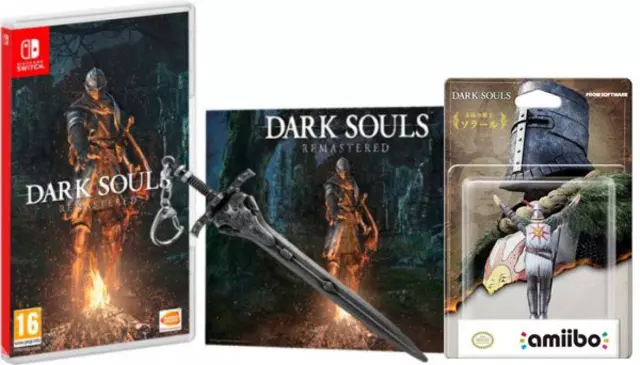 Comprar Dark Souls: Remastered + Amiibo Solaire de Astora Switch Figuras amiibo - Videojuegos