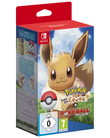 Comprar Pokémon Let's Go Eevee! + Poké Ball Plus Switch Estándar - Videojuegos
