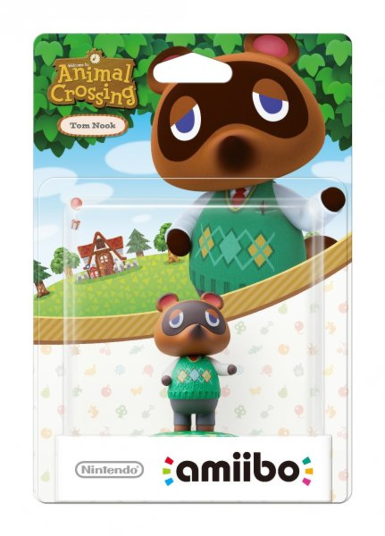 Figura amiibo tom nook (serie animal crossing)