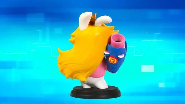 Comprar Figura Rabbid Peach 16cm (Serie Mario + Rabbids: Kingdom Battle) screen 3 - 03.jpg