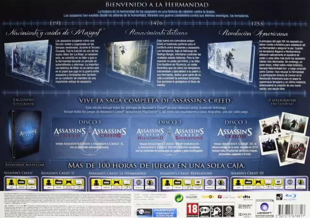Comprar Assassins Creed Anthology PS3 Coleccionista screen 1 - 0.jpg - 0.jpg