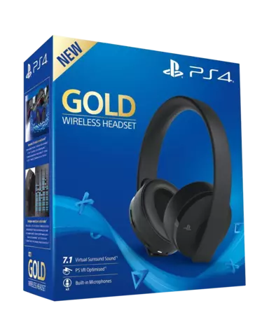 Comprar Sony Gold 7.1 Surround Auriculares Wireless Negro Nueva PS4