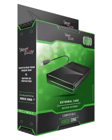 Comprar Steelplay Pack Adaptador + Carcasa Externa para Disco Duro Xbox One