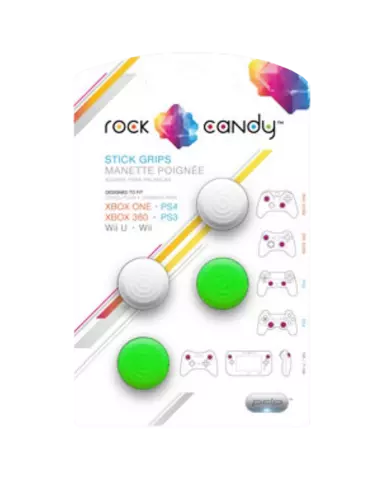 Alinear pubertad Bien educado Comprar Rock Candy Stick Grips para Mandos (Blanco/Verde) - PS4,  Protectores de Mando | xtralife