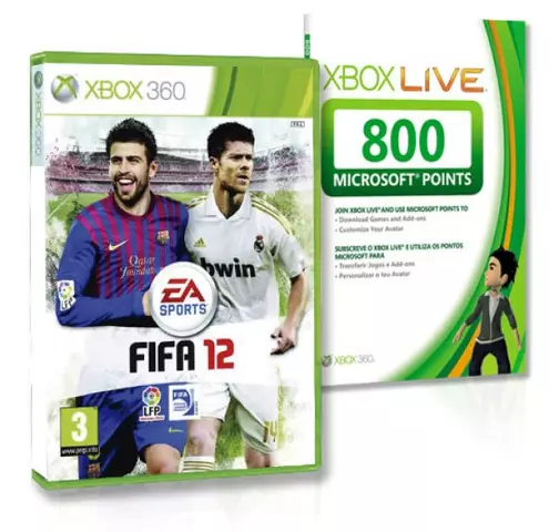 Comprar FIFA 12 Xbox Live Power Pack Xbox 360 - Videojuegos - Videojuegos