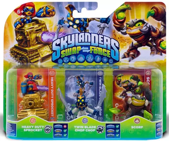 Comprar Skylanders Swap Force Triple Pack D 