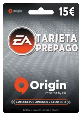 Tarjeta Prepago EA Origin 15€