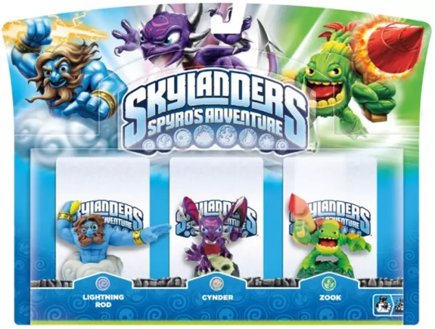 Comprar Figuras Skylanders Triple Pack 1G 