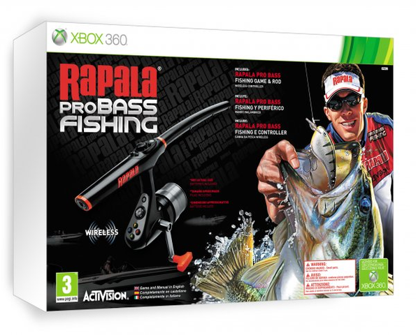 Comprar Rapala: Pro Bass Fishing + Caña De Pescador Xbox 360