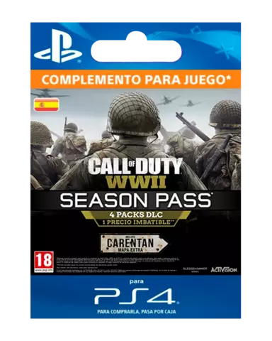 Comprar Call of Duty: WWII Pase de Temporada PS4 PlayStation Network