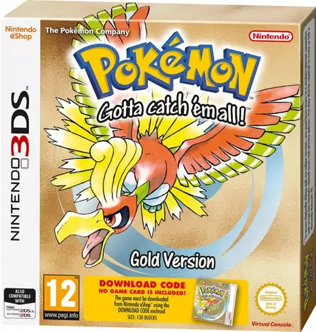 Comprar Pokemon Oro (Código Descarga) 3DS - Videojuegos - Videojuegos