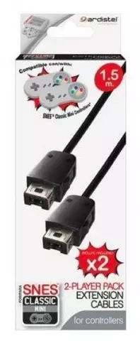 Comprar Pack 2x Cable Extension Mando Nintendo SNES Classic Mini 1,5  - Accesorios