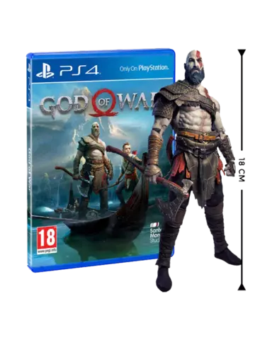 Comprar God of War + Figura Kratos 18 cm PS4 Estándar - Videojuegos