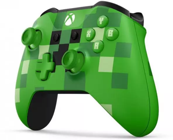 Comprar Mando Wireless Minecraft Verde Creeper Xbox One - 03.jpg - 03.jpg