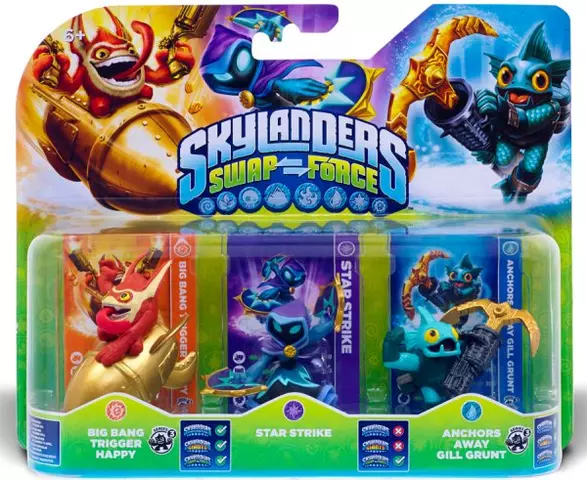 Comprar Skylanders Swap Force Triple Pack C 