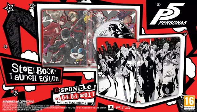 Comprar Persona 5 Edición Day One Steelbook PS4 screen 1 - 00.jpg - 00.jpg