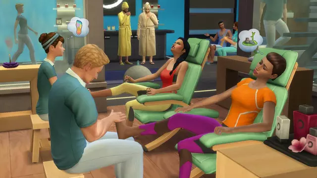 Comprar Los Sims 4: Día de Spa PS4 PlayStation Network screen 1