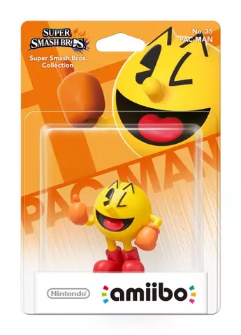 Figura Amiibo Pac-Man (Serie Super Smash Bros.)