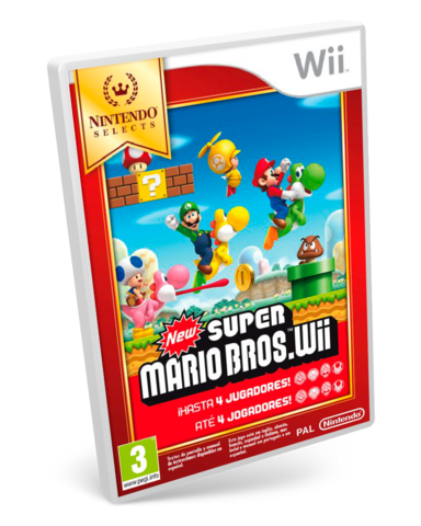Nintendo Selects New Super Mario Bros.Wii, Juego 