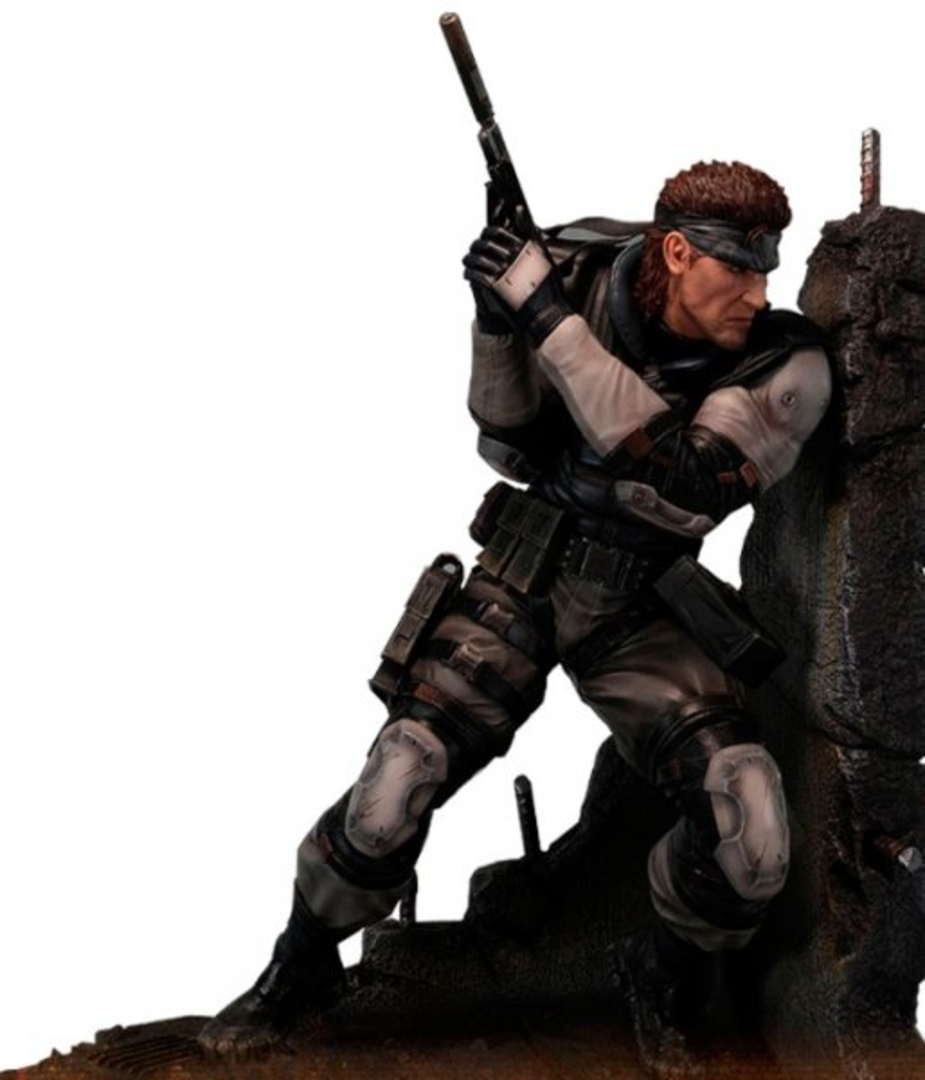 Figura metal gear solid statue solid snake 44 cm