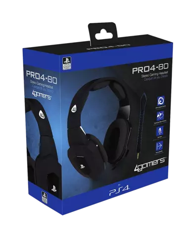 Comprar Auriculares Gaming Stereo PRO 4-80 Negro PS4 - Accesorios - Accesorios