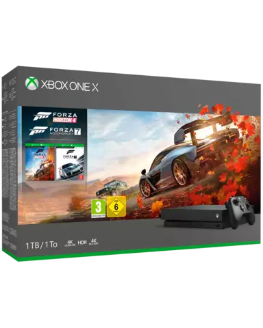 Comprar Xbox One X  + Forza Horizon 4  + Forza Motorsport 7 Xbox One - Consolas