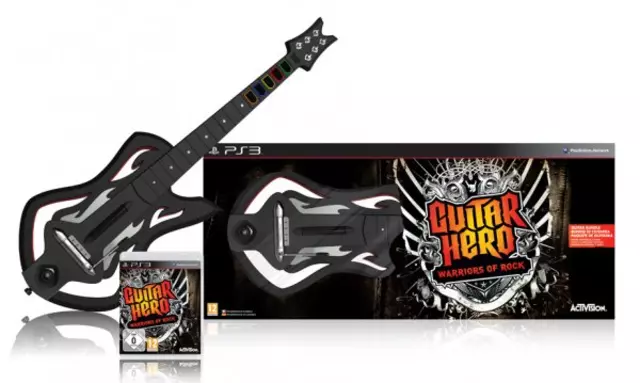 Comprar Guitar Hero: Warriors Of Rock + Guitarra PS3 - Videojuegos - Videojuegos